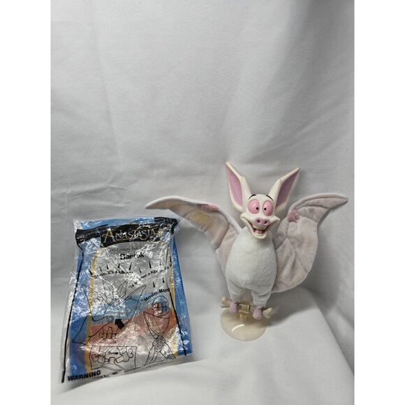 1997 Anastasia Bartok Bat Plush Toy VTG Burger King Kids Club Meal- READ - Picture 1 of 11